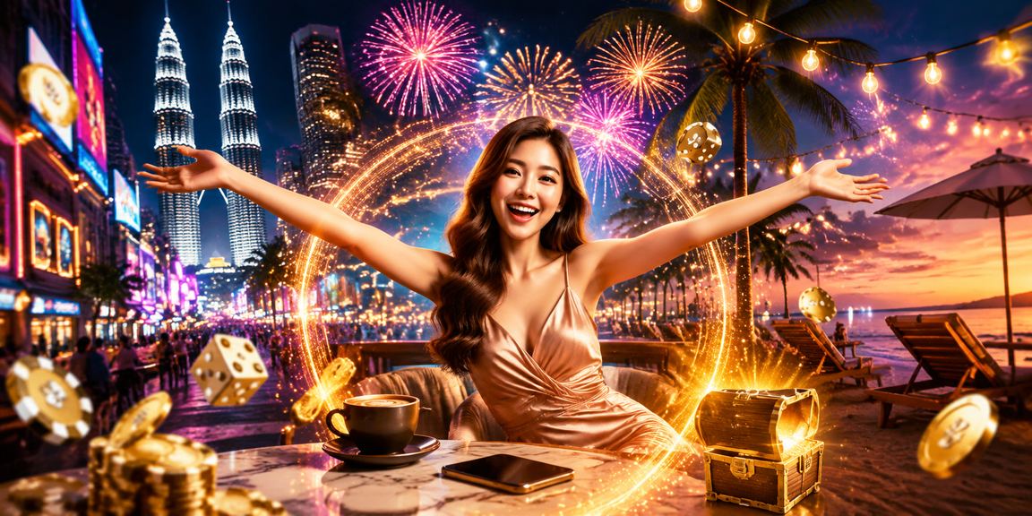 Pemain di Kuala Lumpur menggunakan telefon untuk tuntut bonus selamat datang 800000